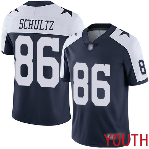 Youth Dallas Cowboys Limited Navy Blue Dalton Schultz Alternate #86 Vapor Untouchable Throwback NFL Jersey->women nfl jersey->Women Jersey